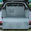 KYG Car Boot Liner With Bumper & Side Protection - Heavy Duty Waterproof Universal Protector Mat for Cars, SUVs & Trucks - 184 105 38cm, Grey