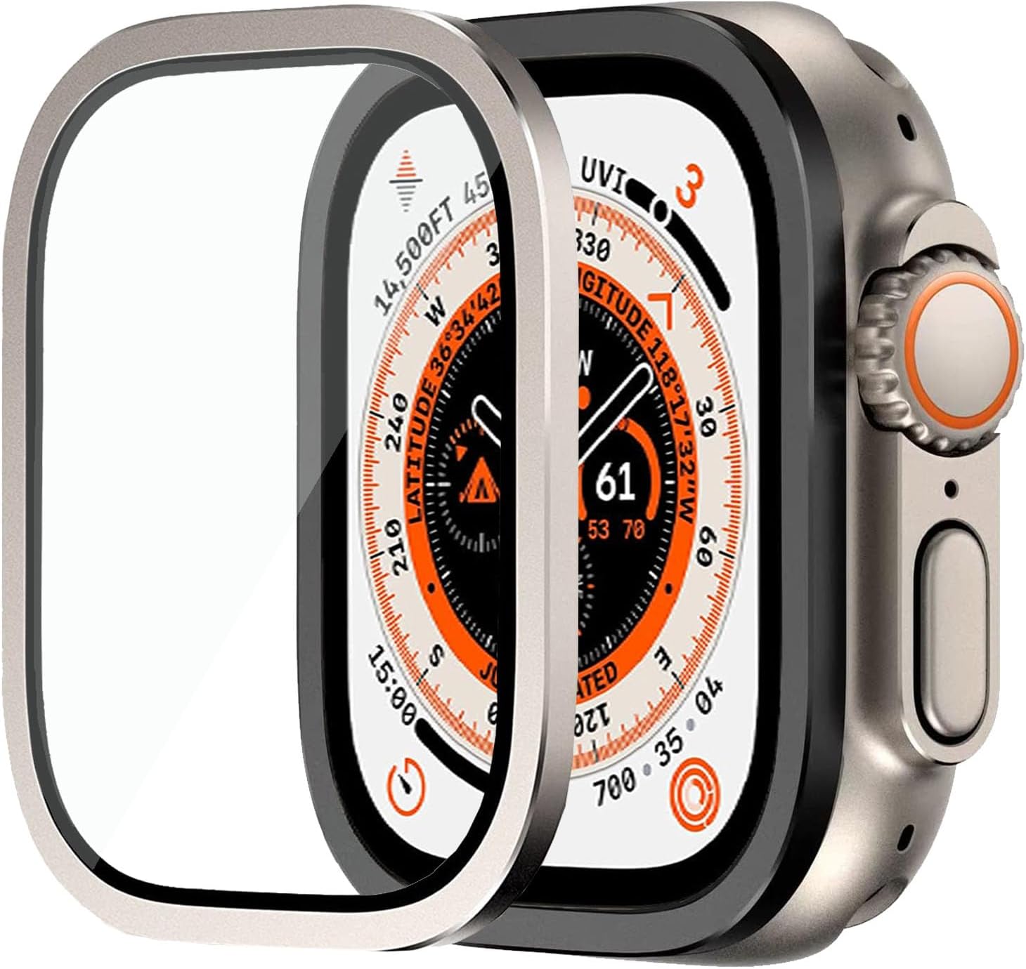 BAZO for Apple Watch Ultra Screen Protector 49mm, [2 Pack