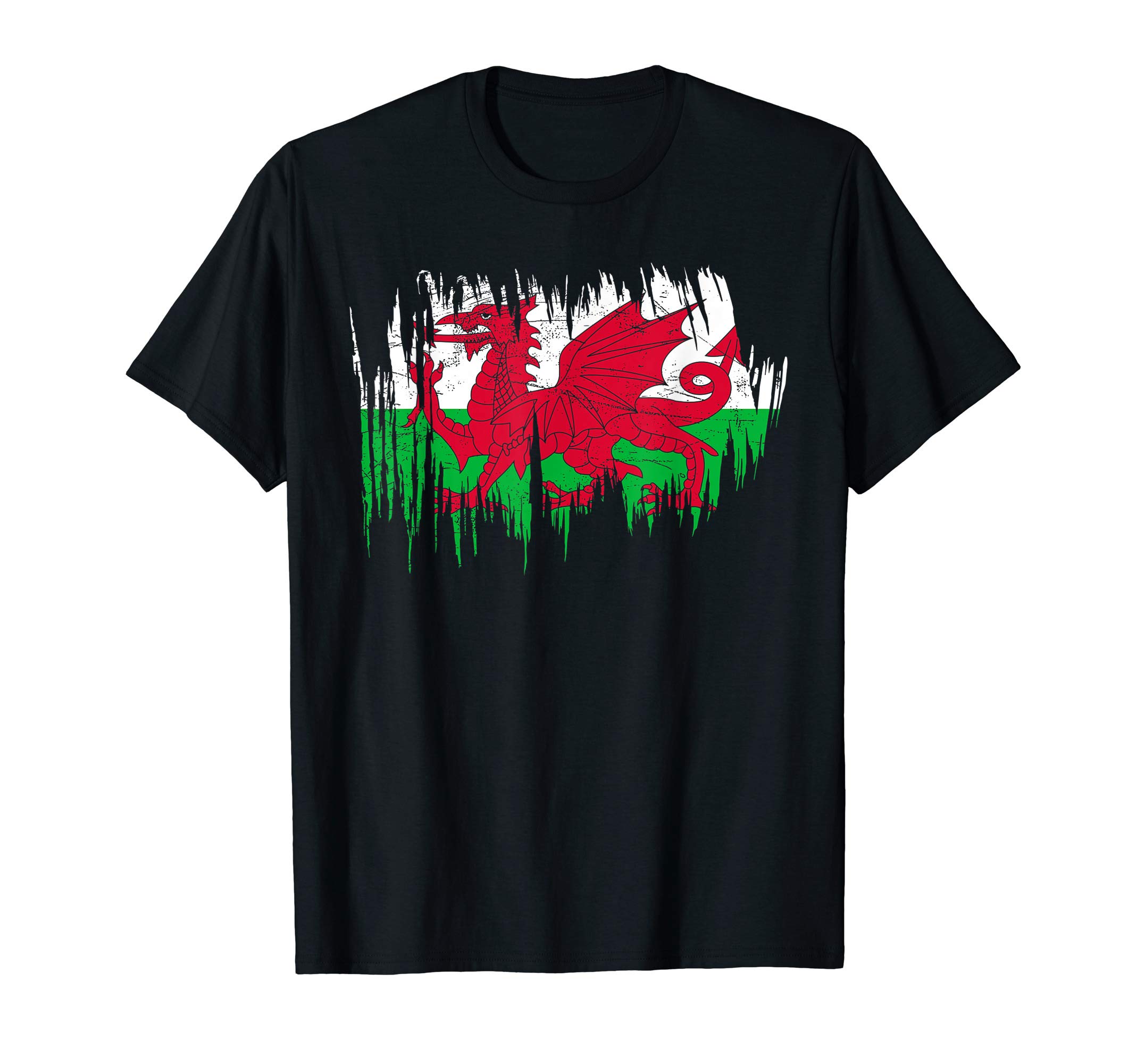 St. Davids Day Cymraeg Stolze Waliser GeschenkeWales Flag Welsh Dragon Banana Y Ddraig Goch Cardiff T-Shirt