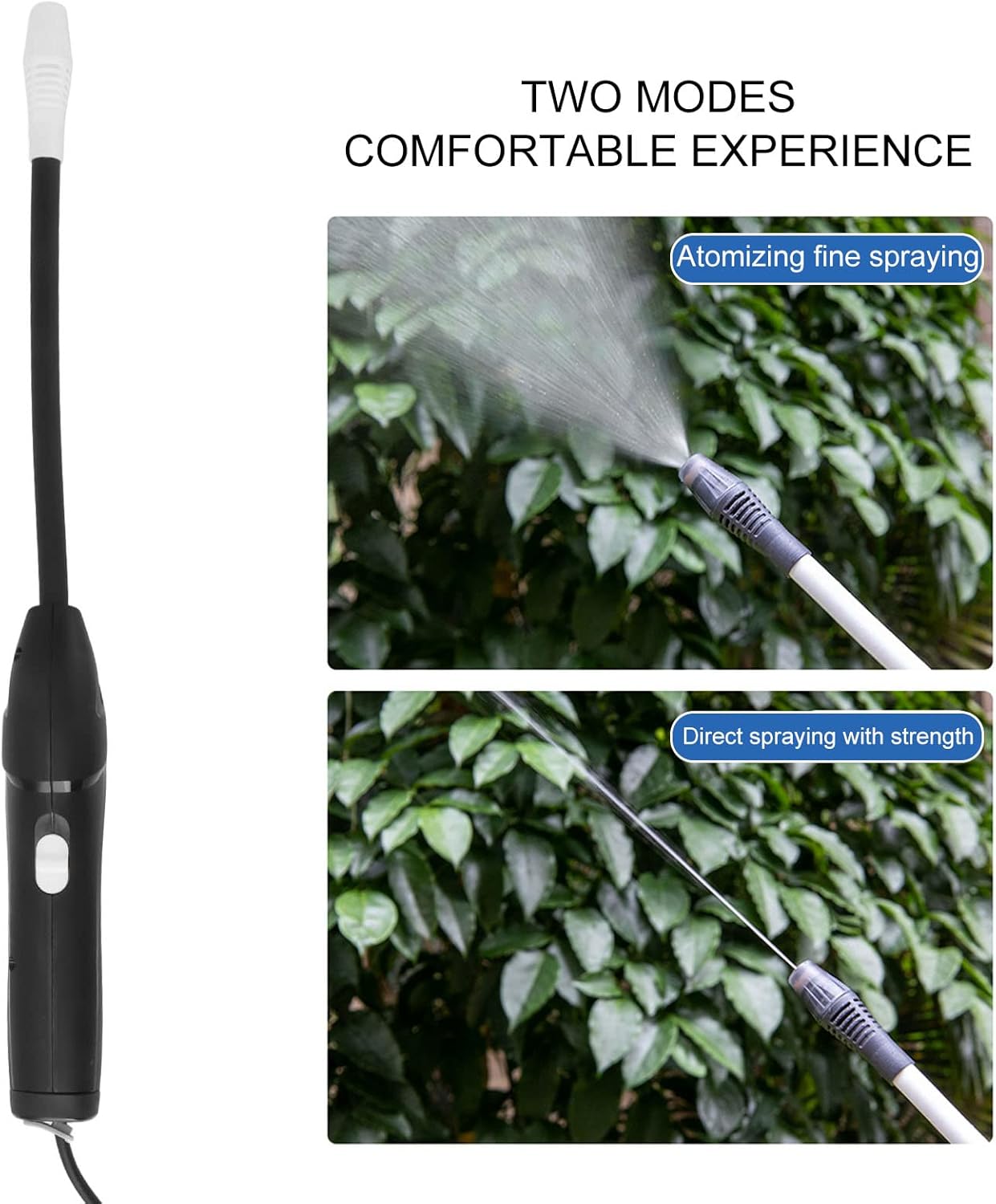 Electric Plant Sprayer Battery Powered Sprayer Wand, Power Sprayer for Plant Watering Car Cleaning Home Cleaning Pet Cooling Humidification, Automatic Electric Garden Sprayer - Image 8