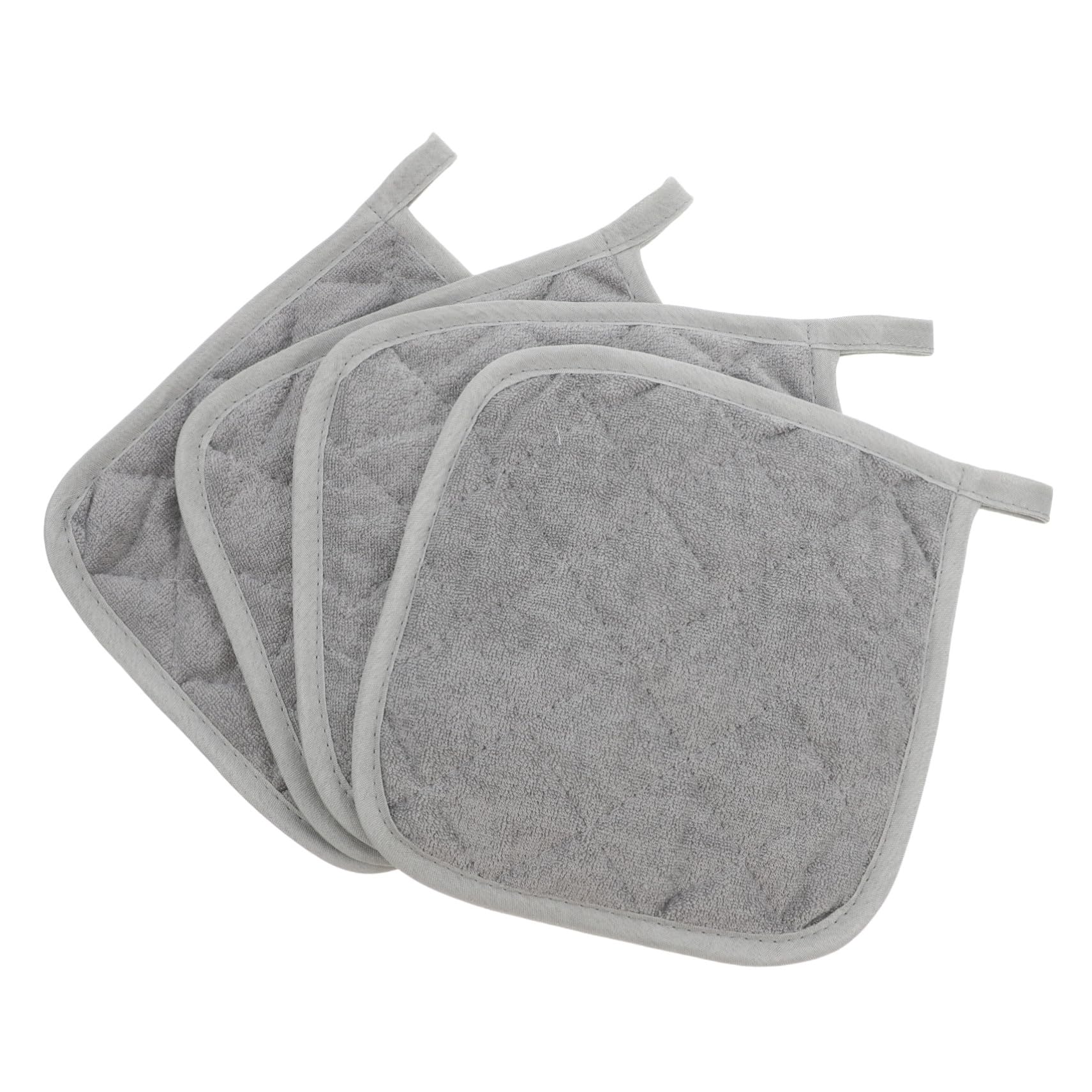Soportes para ollas antideslizantes con recubrimiento plateado para un horneado seguro