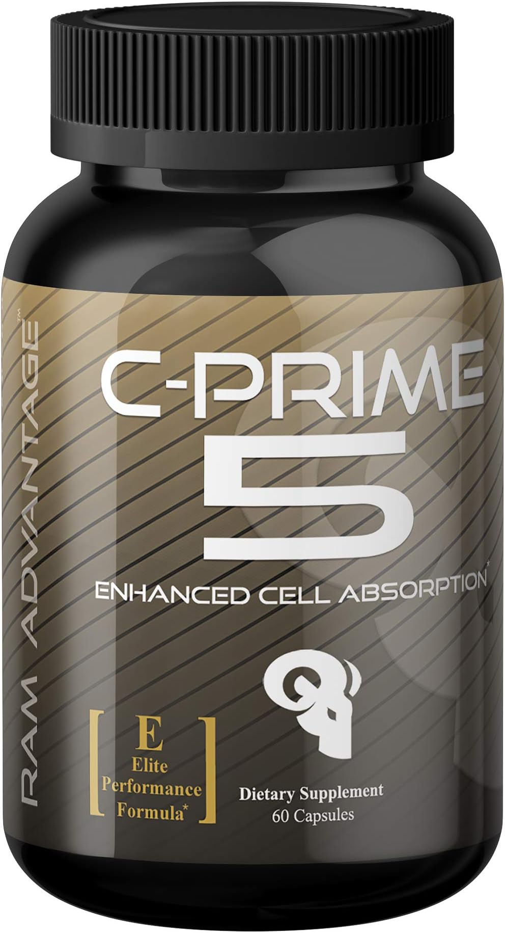 Nutrient Partitioning Agent for Lean Muscle Growth | C-Prime 5 by RAM ADVANTAGE | Optimized Glucose Disposal, Increased Muscle Tone, Firmness and Vascularity | 60 Veg caps