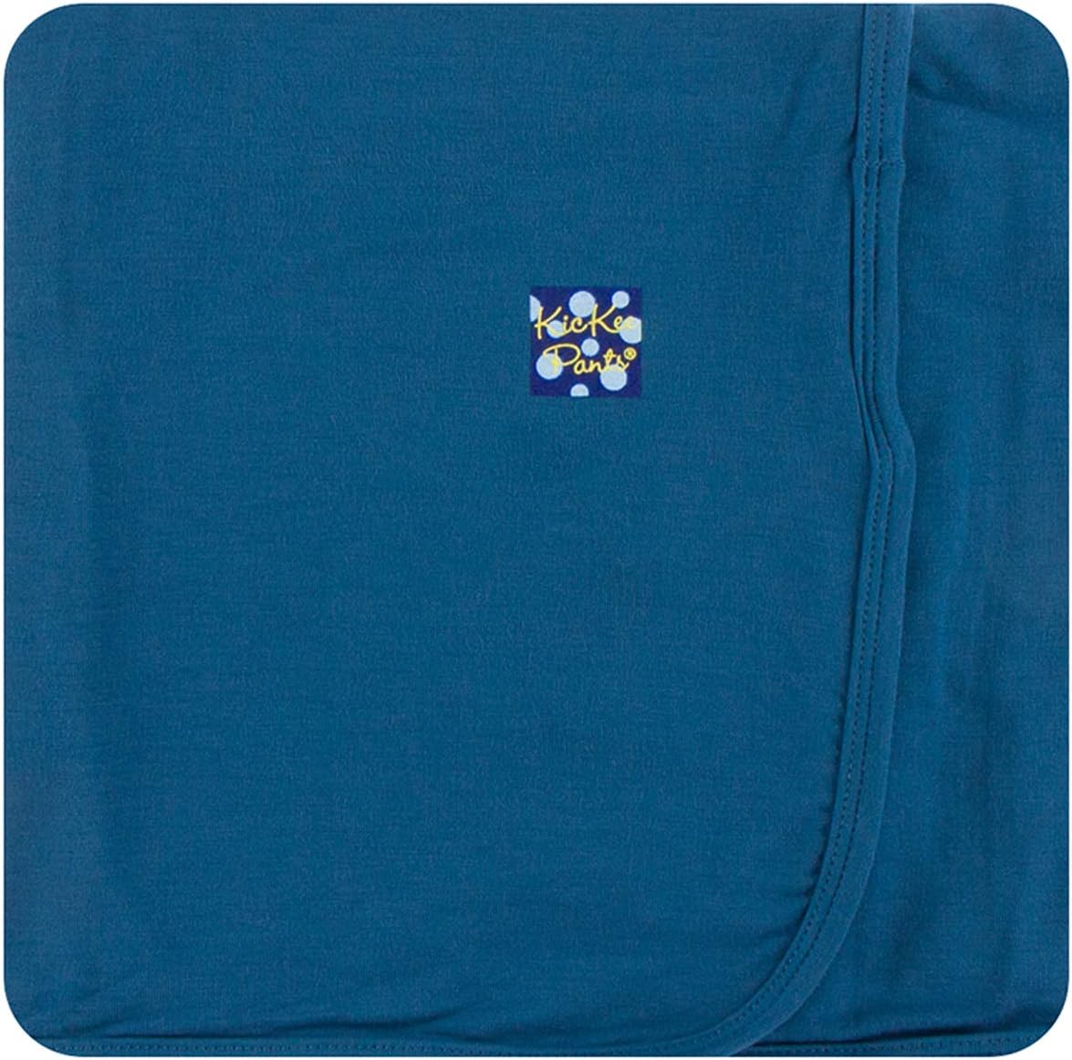 KicKee Pants Baby Boys Basic Swaddling Blanket - Twilight, One Size