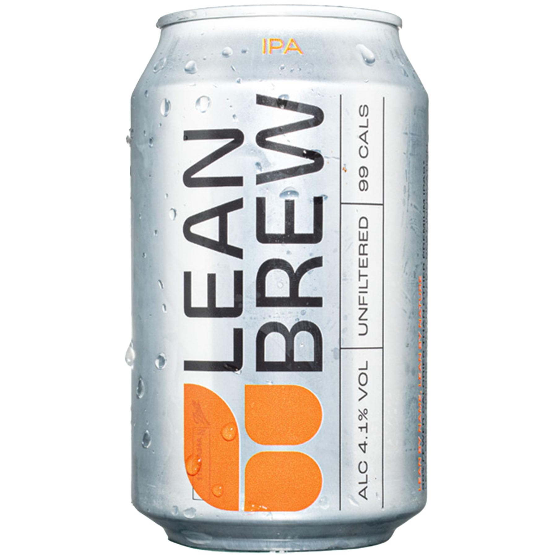 LEAN BREW IPA, Multi Award Winning, 4.1%, 99 Calories, Low Carb & Gluten Free Beer, 24 Pack x 330ml Beer Cans