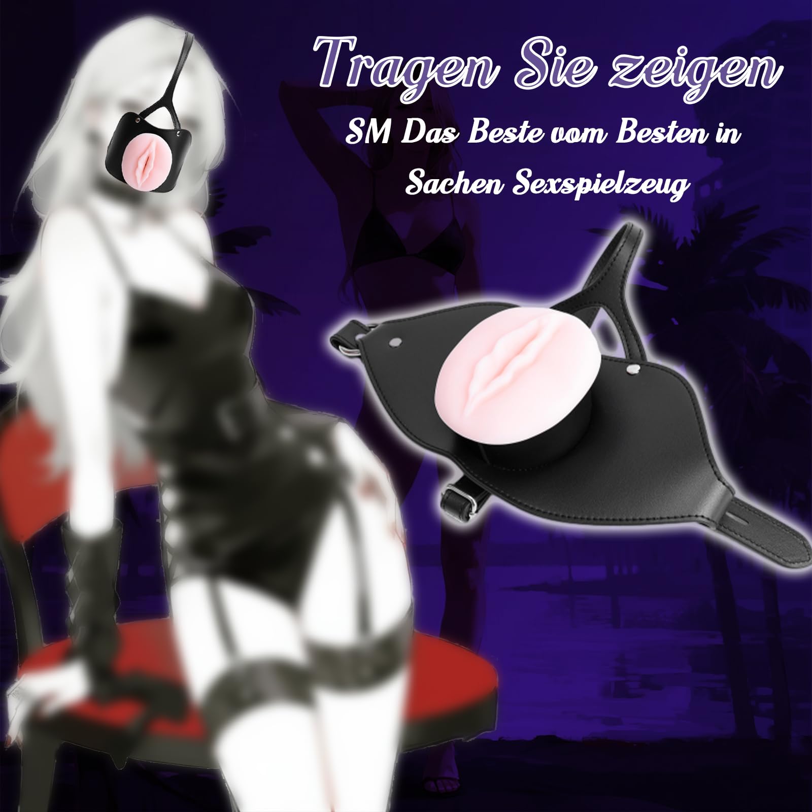 Bâillon Sexe Sm Femme Bâillon Bdsm Bâillon Bouche Grand Écarteur de bouche pour le sexe Femmes Hommes Bâillon vaginal pour bondage Torture Sexe Extrême Esclaves Outil Bdsms Jouet Extrême pour femmes