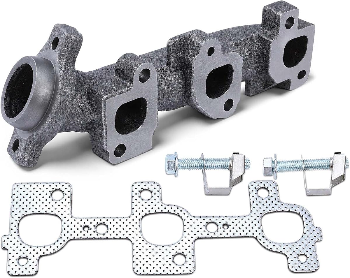 A-Premium Right [V6 3.6L 3.7L] Exhaust Manifold Kit W/Gaskets & Hardware | Compatible with Ram 1500 2011-2016, Dakota 2011 & Dodge Ram 1500 Dakota 2004-2010, Durango 2004-2009 & Mitsubishi Raider