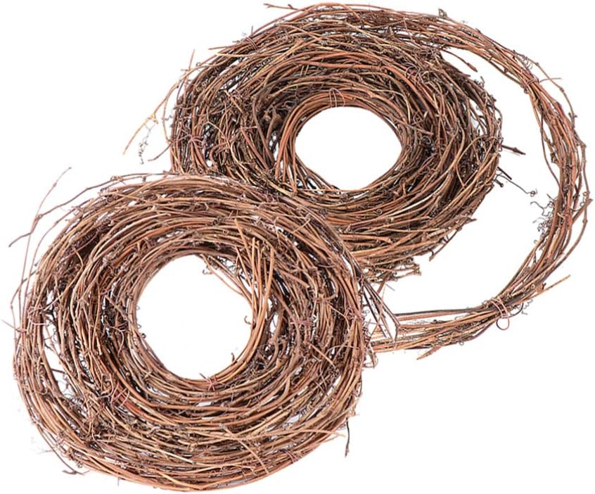 TOYANDONA Grapevine Wreath Twig Wreath 2 Rolls Grapevine