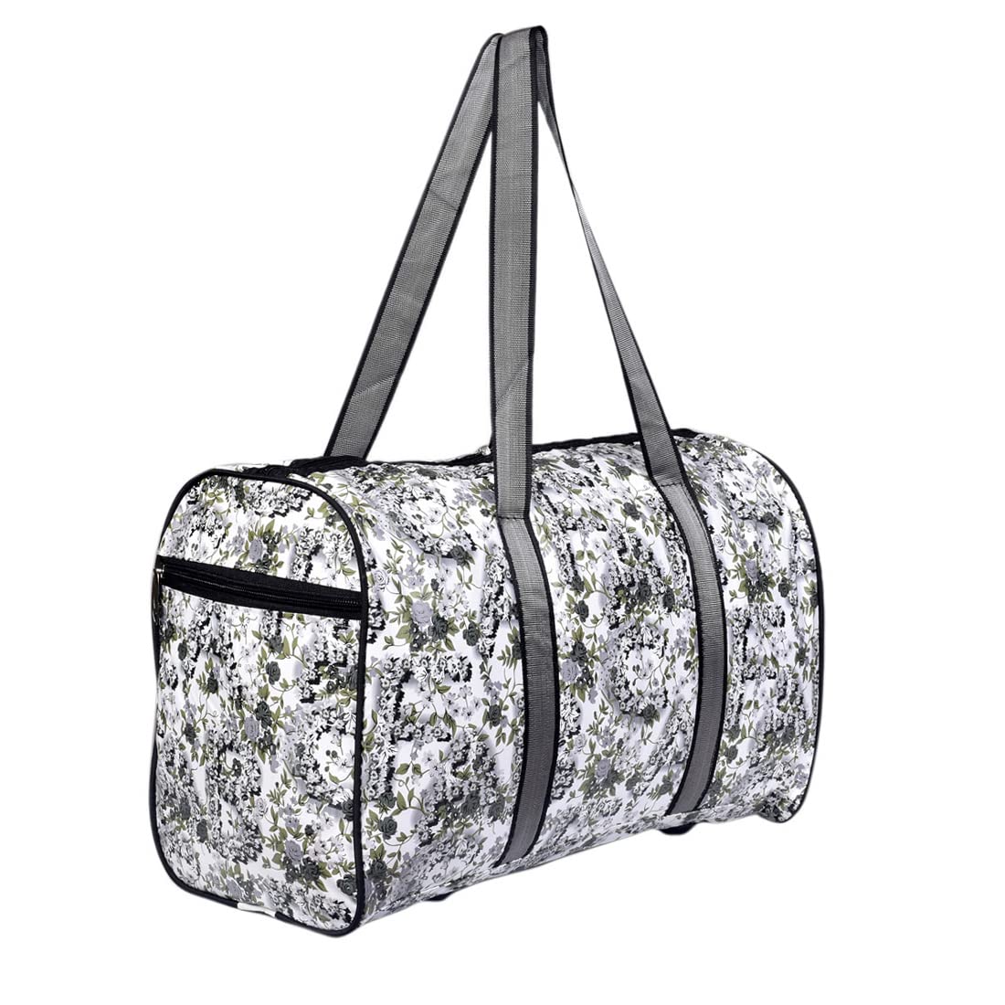 Mosben Nylon 18 inch Printed DuffleTravel Bags for Men and Women Medium Size - Grey-picture-15