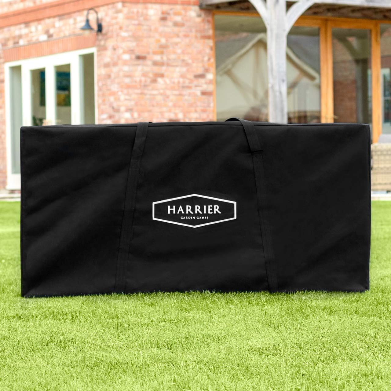 Harrier Outdoor Cornhole Board Set - Regulation Cornhole Boards, Cornhole Bags + Carry Bag | Family Backyard Board Game & Play | Outdoor Games