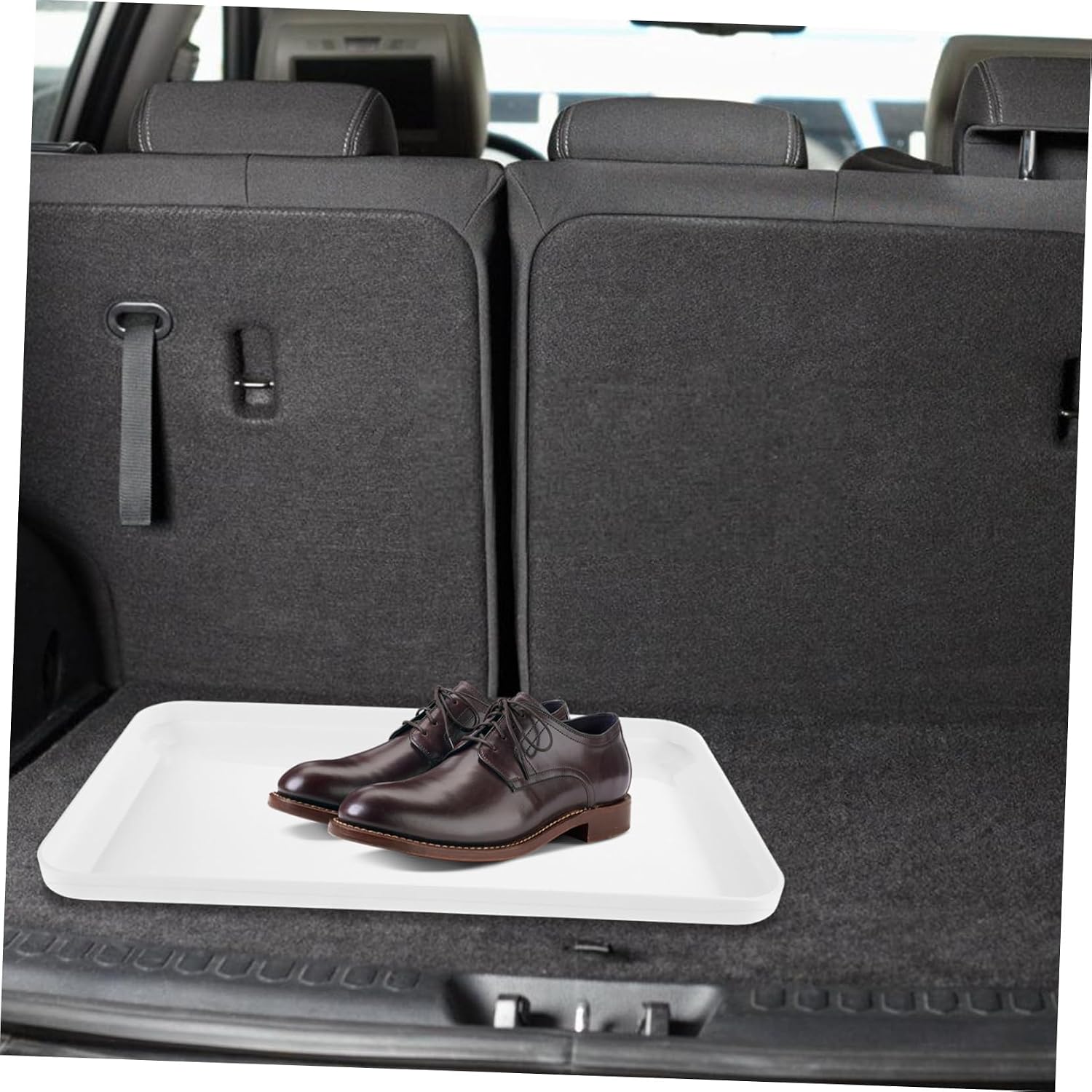 Mikinona Car Seat Under Storage Organizer Box Multifunctional Tray for Umbrellas and Items Car Seat Organizer for Shoes
