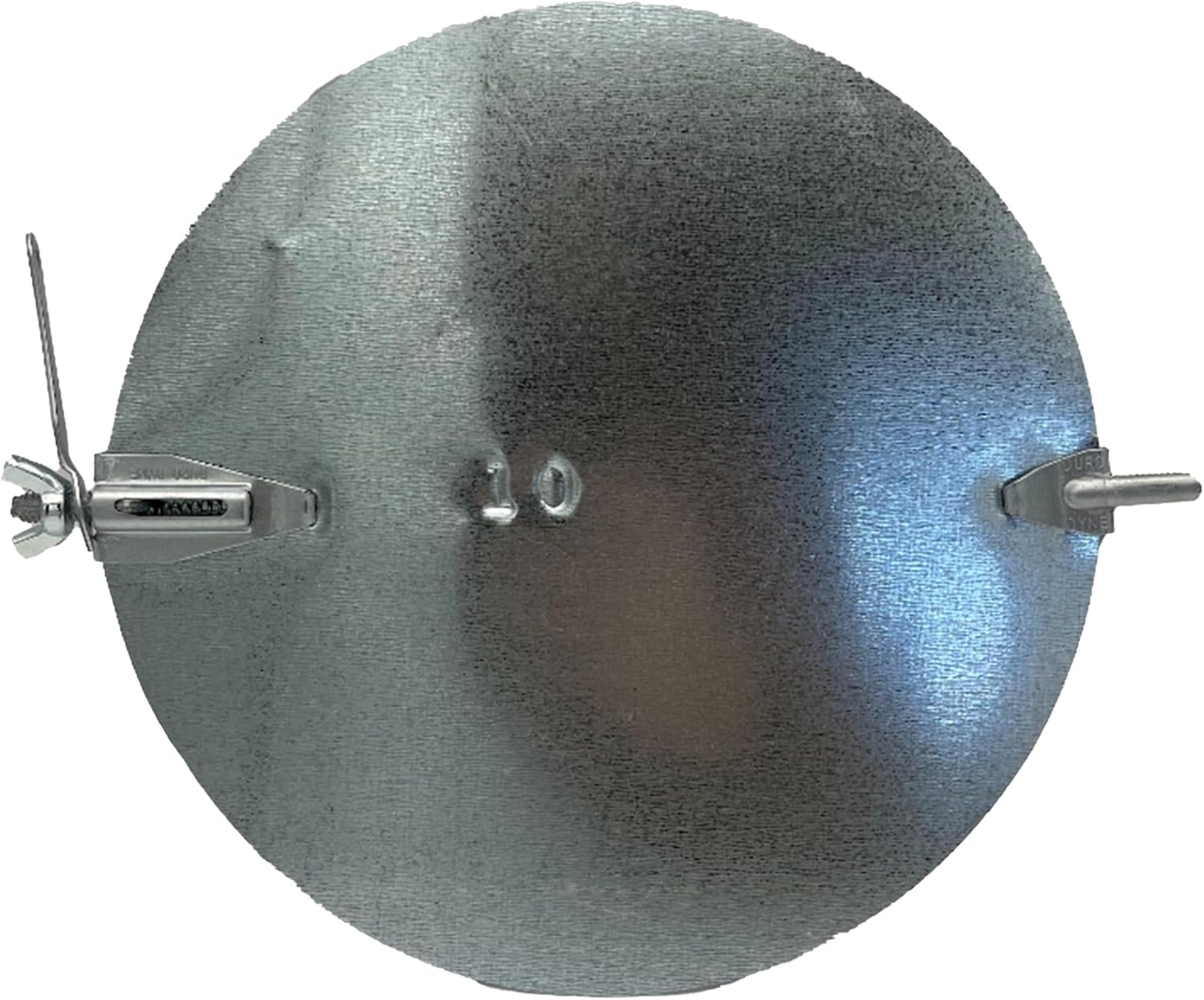 4” Round HVAC Duct Damper – 30 Gauge Galvanized Steel Airflow Control Plate with Adjustable Locking Arms (for 4 inch Diameter Ducts) – Also Available in 4”, 6”, 8”, 10”, & 12” Sizes