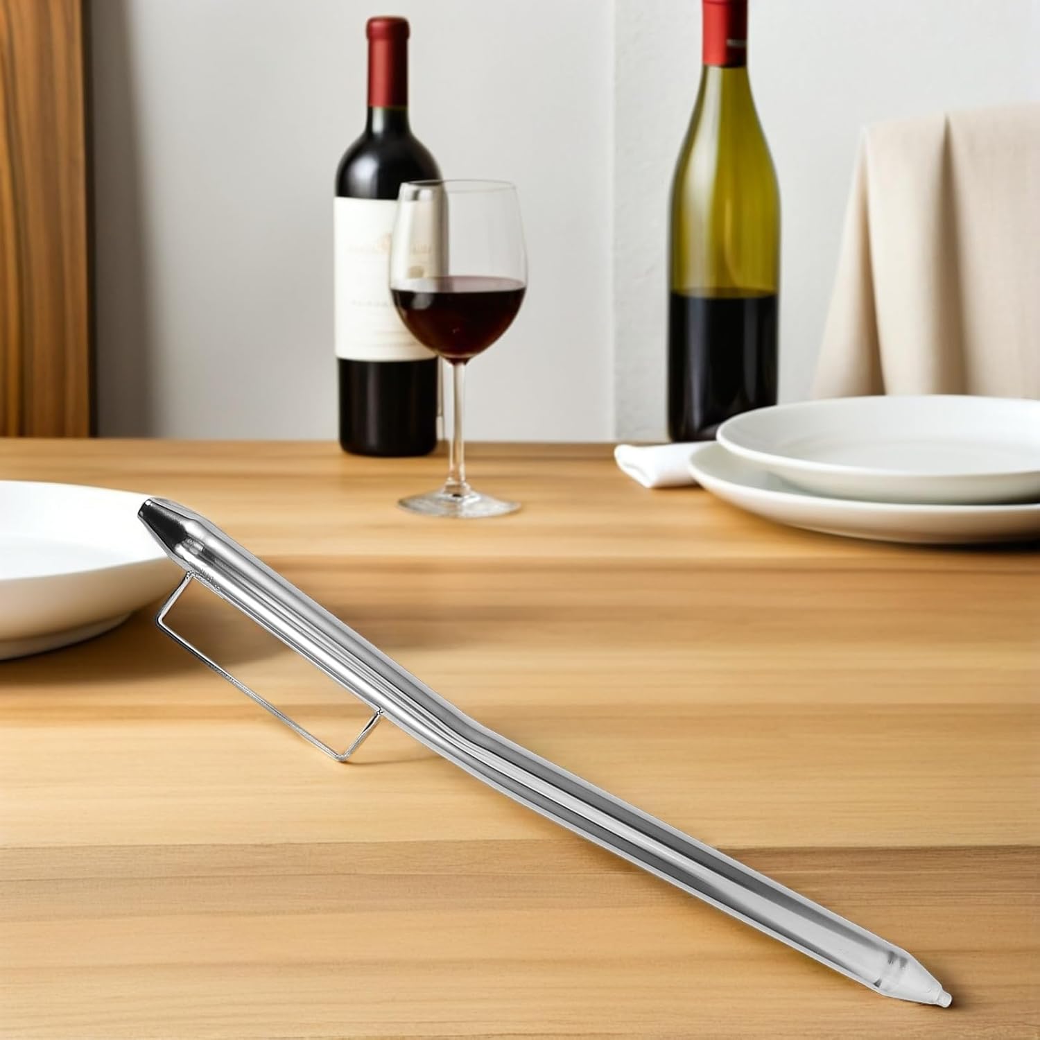 PRETYZOOM Barrel Wine Pump Accessories: Stainless Steel Wine Dispenser for Home Winemaking Precise Smooth Flow for Oak Barrel Use