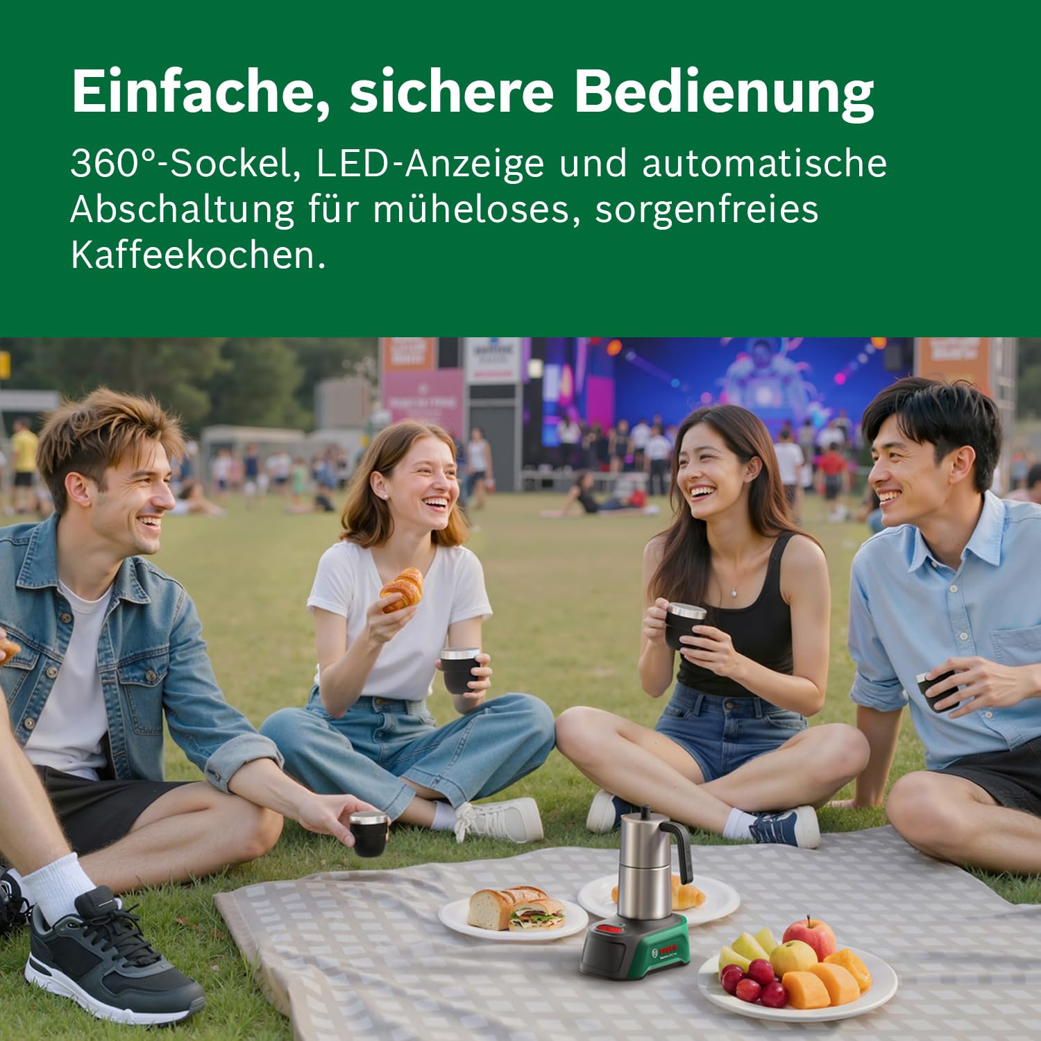 Bosch EasyMoka18V-2 Inox Akku-Kaffeemaschinen 18V System