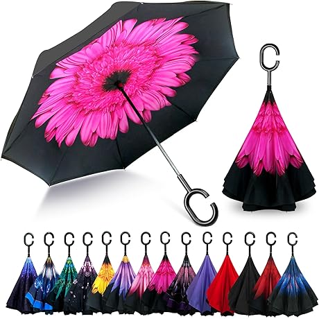 Inverted Windproof Umbrella: Engineered To Withstand The Winds