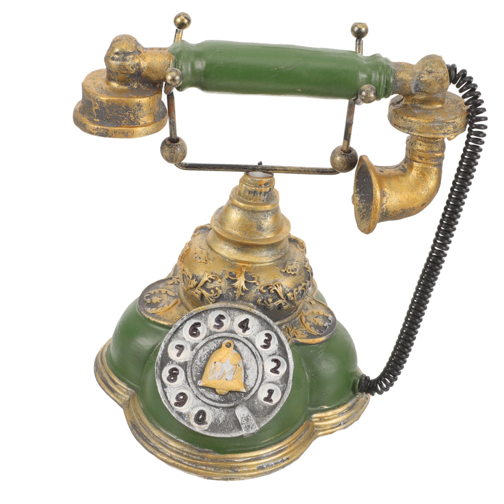 OUNONA Vintage Rotary Craft Home Decor Classic Design for Cozy Living Bedroom Ornament Inviting Retro Style