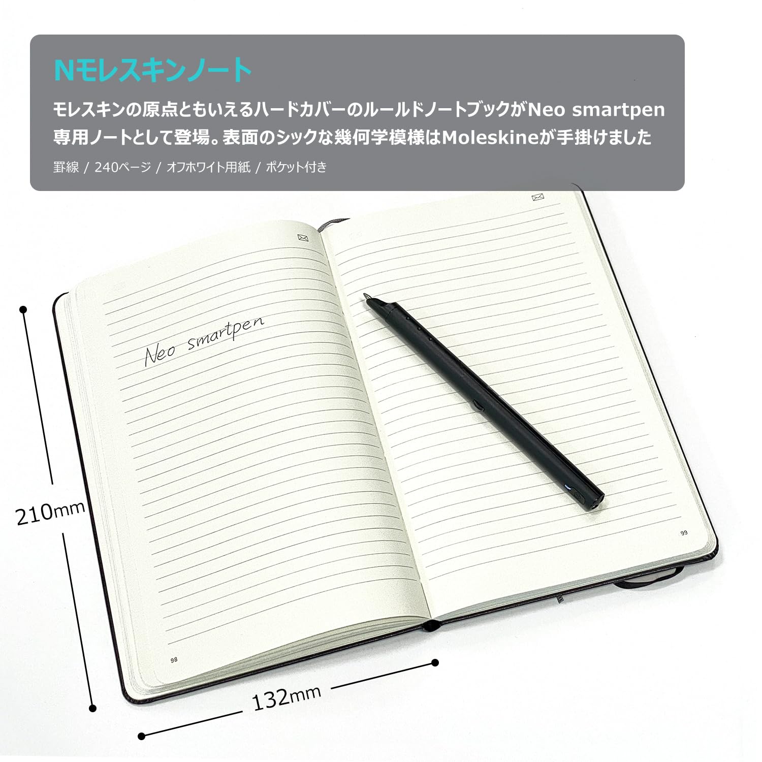 Amazon | Neo smartpen〈書いてデジタル〉対応Nノート モレスキン