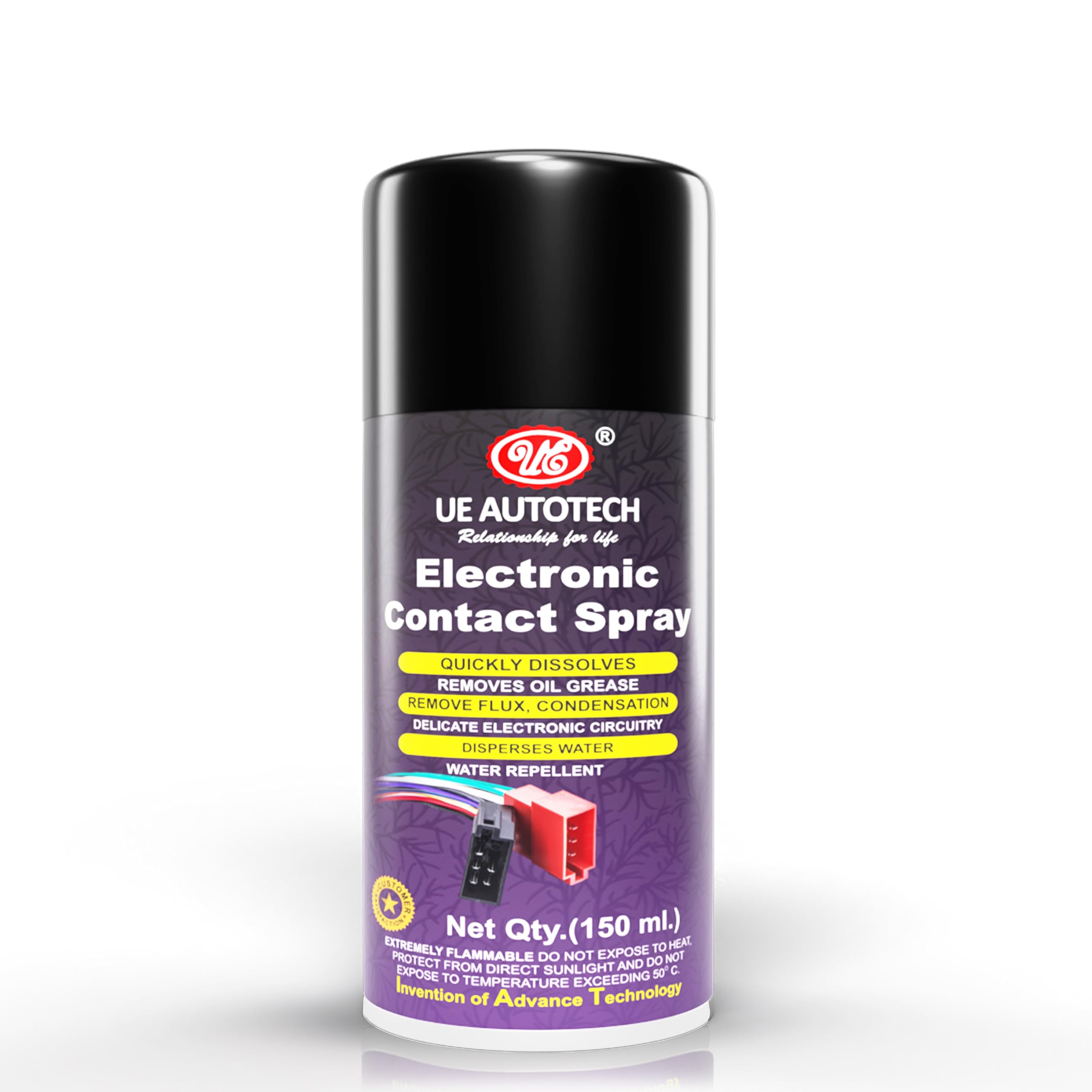 UE Electronic Contact Cleaner - 150 Ml Drive Out Dirt, Dust, Oil, Remote Liquid Remover,multipurpose Anti Rust Spray, Pc Cleaner, Switch Board, Rust Remover Spray, Pcb Cleaner