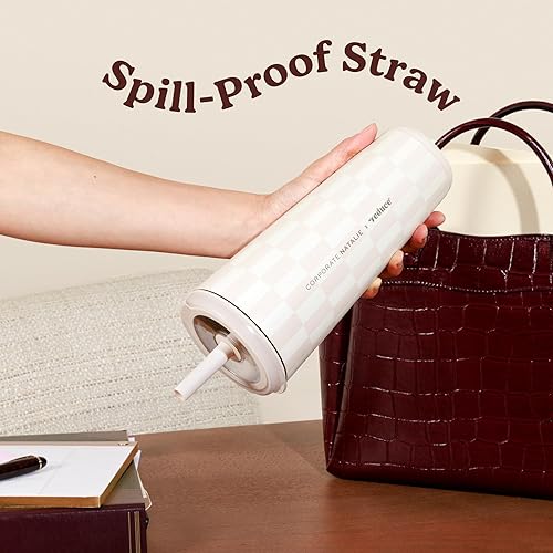 Miniatura 4 de REDUCE Halo - Vaso de acero inoxidable con aislamiento al vacío de 32 onzas, taza de viaje a prueba de derrames con tapa con asa abatible, mantiene