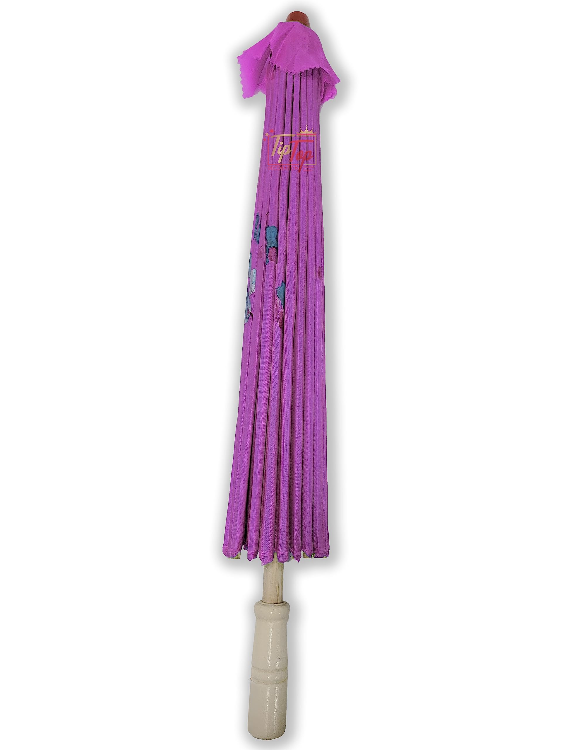TIPTOP DECORATION Parasol Japanese Traditional Umbrella (33 Inch) (Authentic) (Handmade) (1 Piece) (Purple) 3