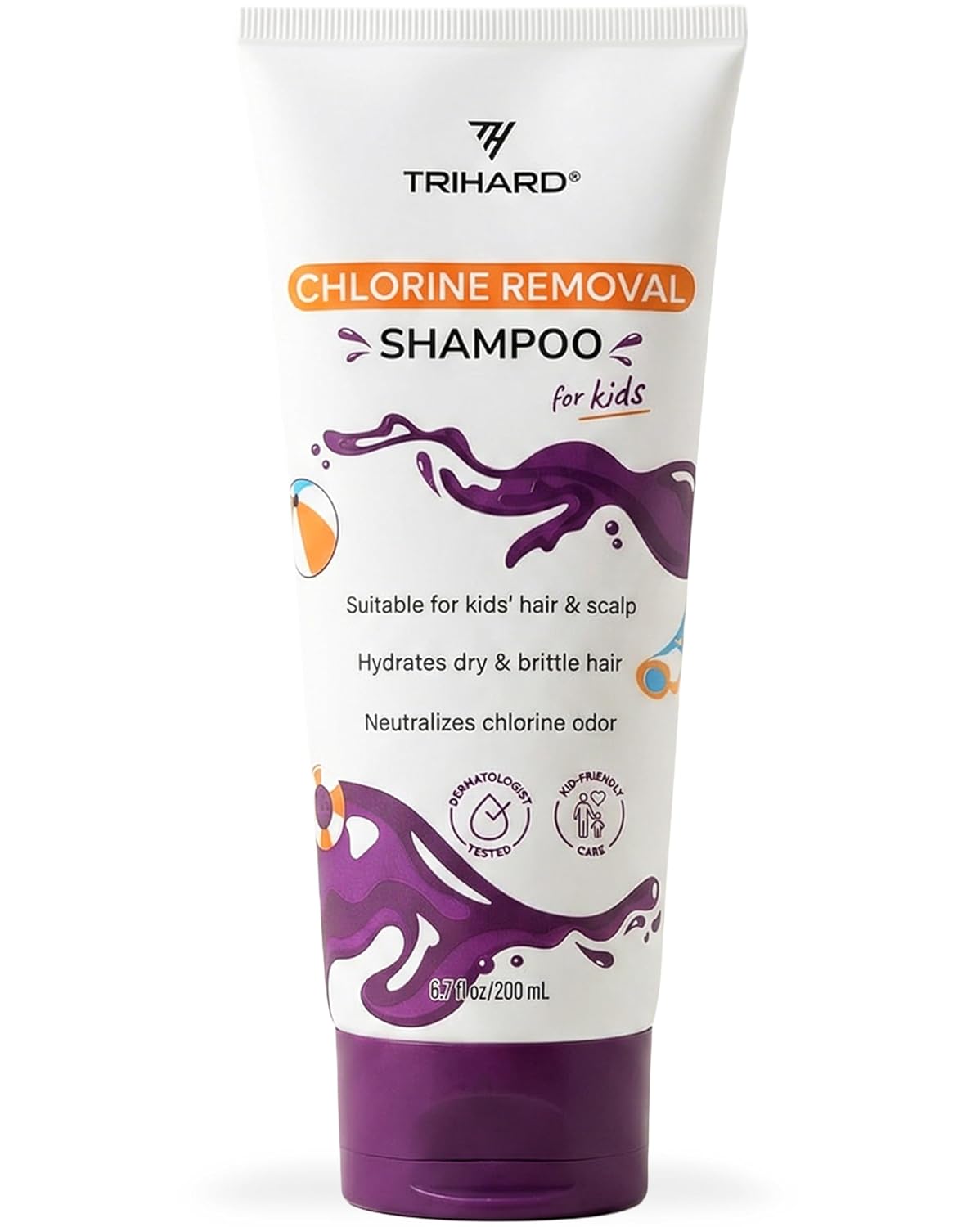 TRIHARD Kids Swim Shampoo, Chlorine Removal for Children