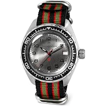 VOSTOK | Komandirskie K-02 Automatic Self-Winding Russian Military Diver Wrist Watch | WR 200 m | Fashion | Business | Casual Mens Watches | Model 020708