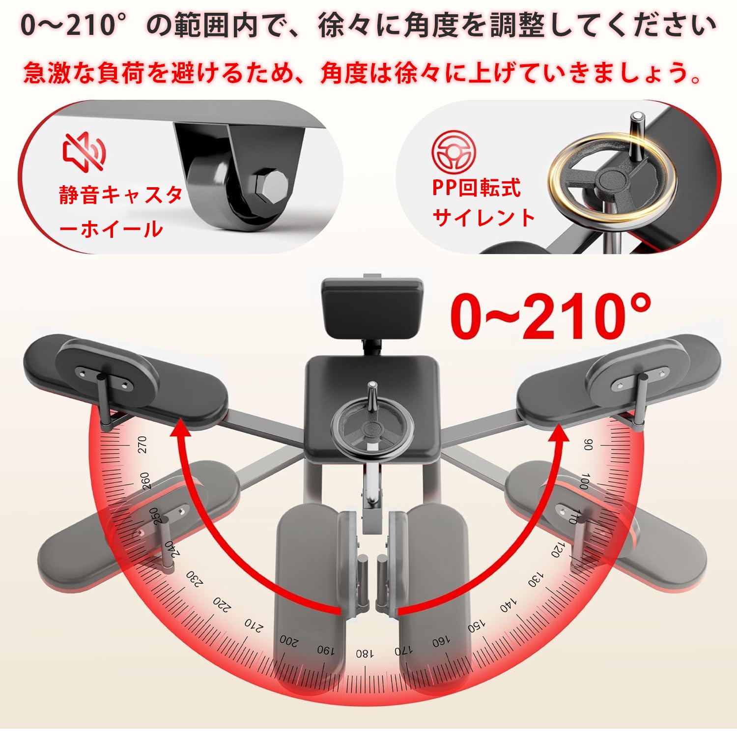 Amazon.co.jp: 開脚チェア 開脚マシーン 股関節 ストレッチ 器具 0-180