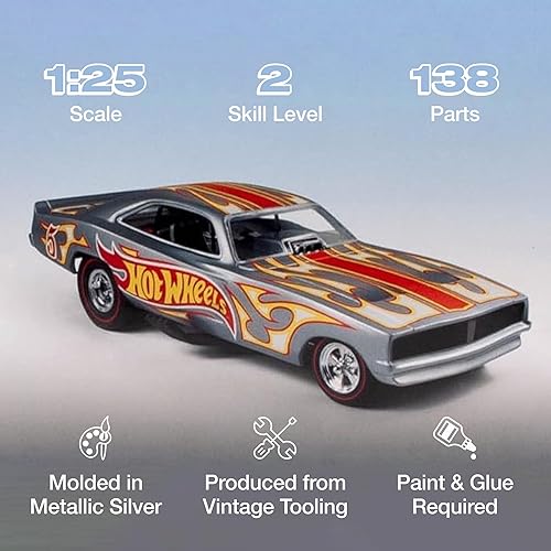 Miniatura 2 de Polar Lights 1969 Dodge Charger Funny Car Kit de modelo a escala 1:25