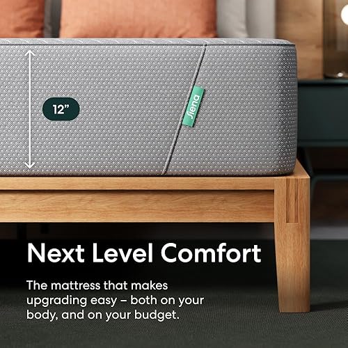 Miniatura 4 de Siena Colchón de espuma viscoelástica individual XL de 12 pulgadas, firmeza media, prueba de 180 noches, capas premium para aliviar la presión,