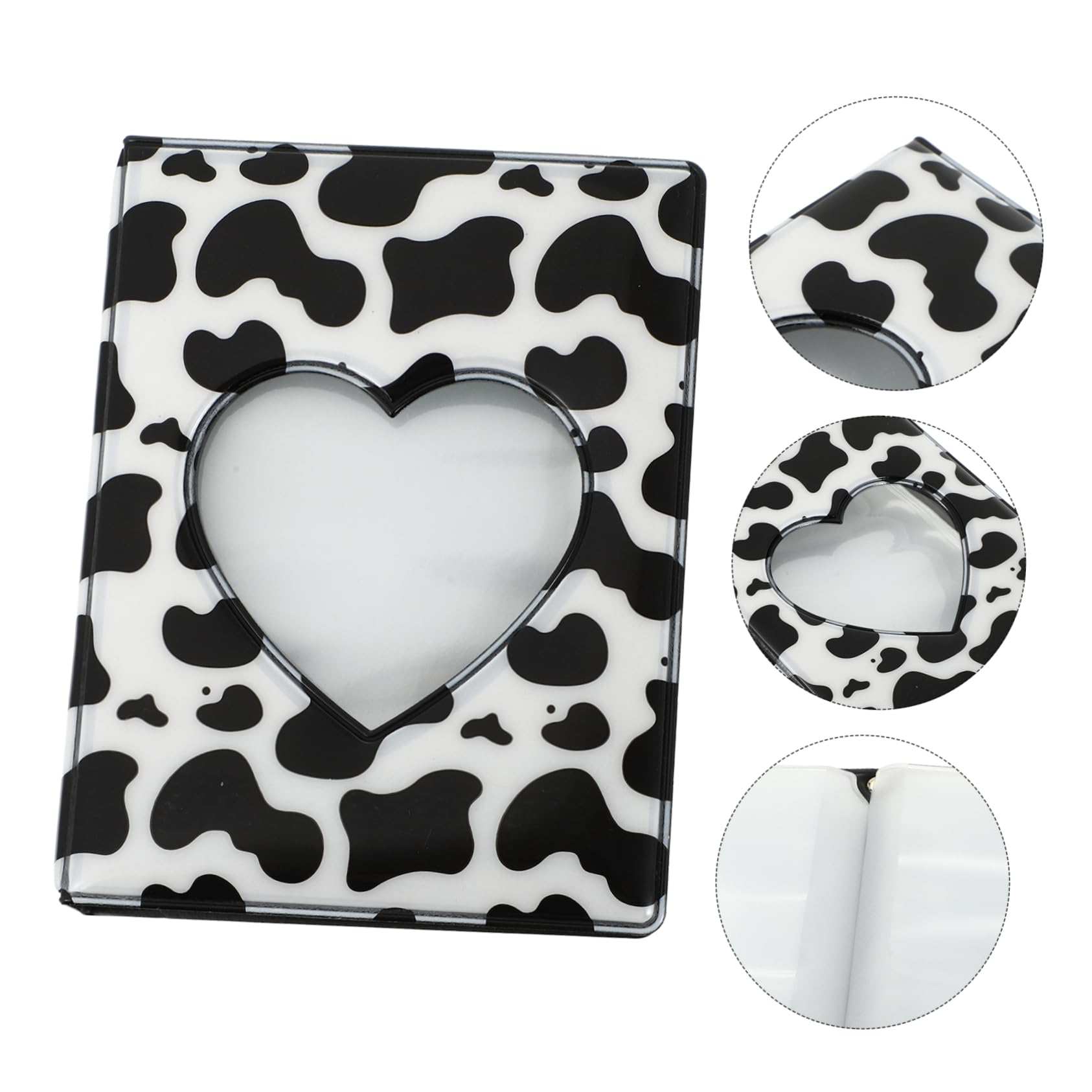 GRIRIW Portable Photo Album Mini Heart Photo Album for Birthday Wedding Anniversary