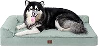 Vista 69 de EHEYCIGA Cama ortopédica XL para perro de espuma viscoelástica, cama lavable para perro con forro impermeable y funda extraíble, sofá extragrande