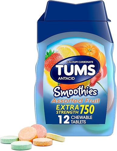 Miniatura 2 de TUMS 12 comprimidos masticables antiácidos extra fuertes y kit de primeros auxilios de 20 piezas