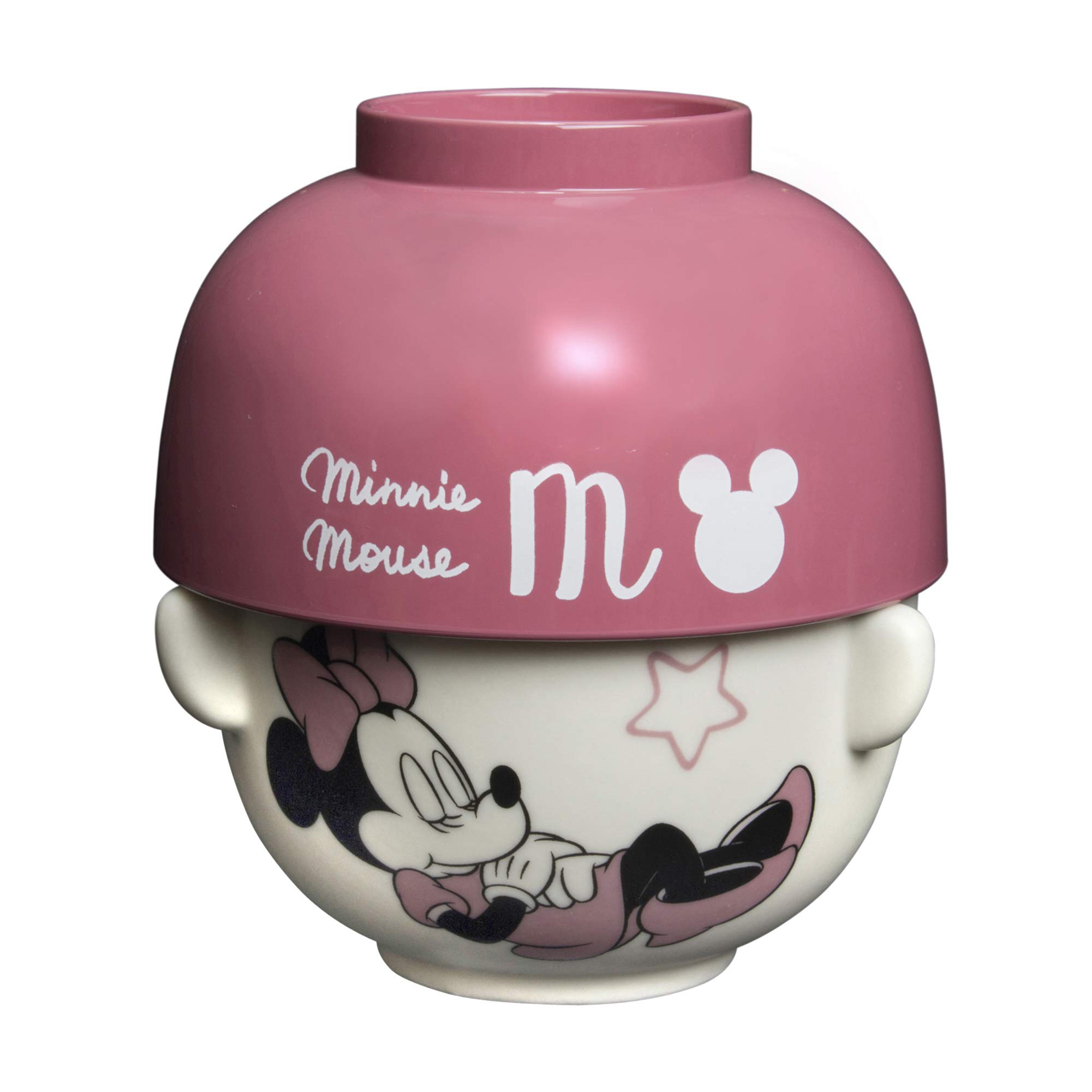 Amazon Co Jp ディズニー おやすみ ミニーマウス 汁椀 茶碗 セット ミニ San2686 ホーム キッチン