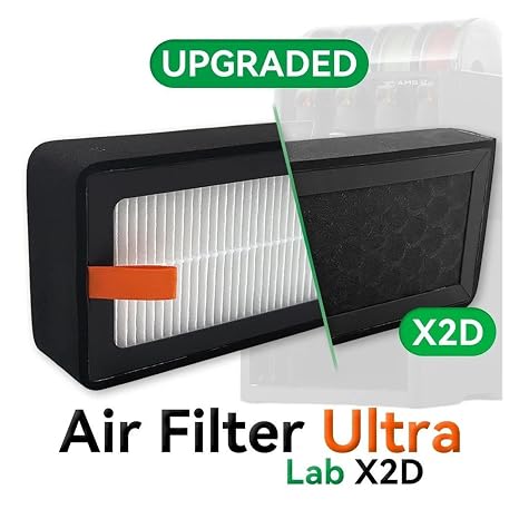 For Lab HEPA 13 + Activated Carbon Combo Air Filter Ultra For X2D/X2DC