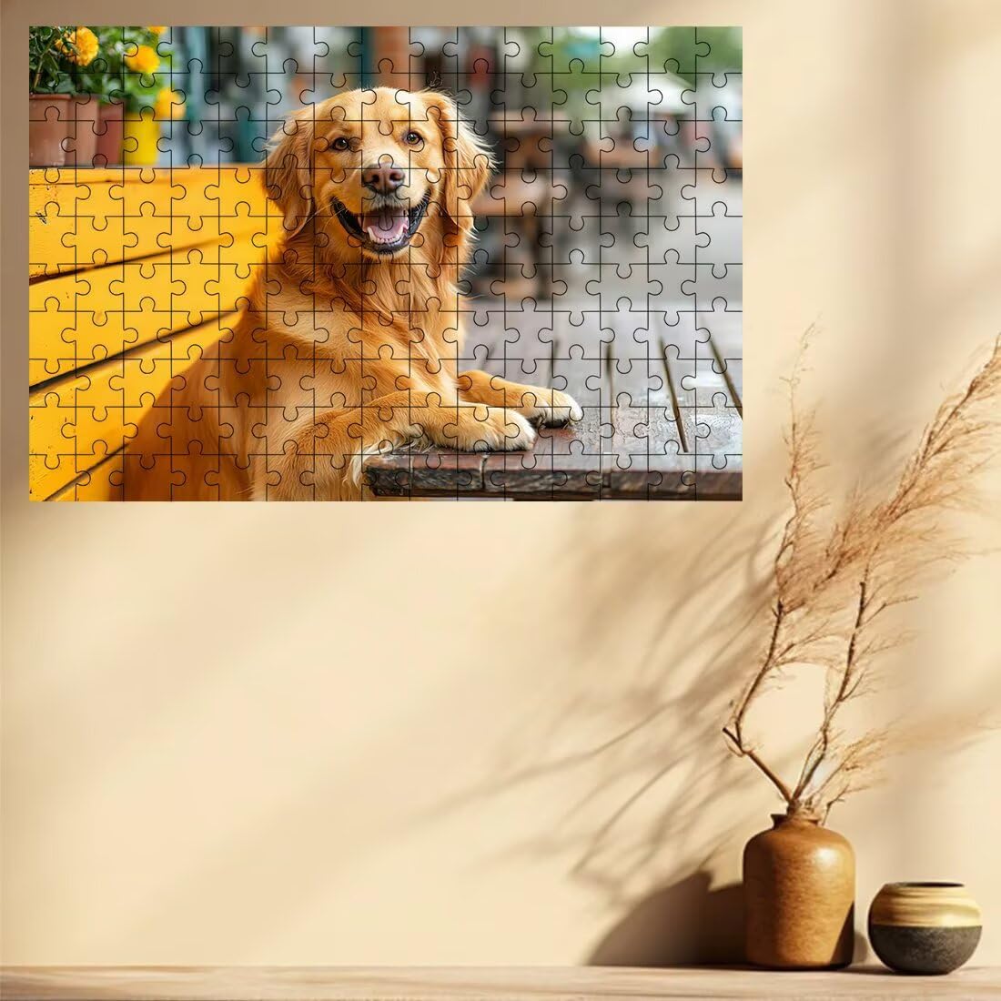 Puzzle 1500 elementów dla dorosłych, 1500 elementów puzzle dla psów, urocze puzzle dla dorosłych z wykwintnym pudełkiem do pakowania, gry edukacyjne, duże drewniane puzzle na prezent dla kobiet