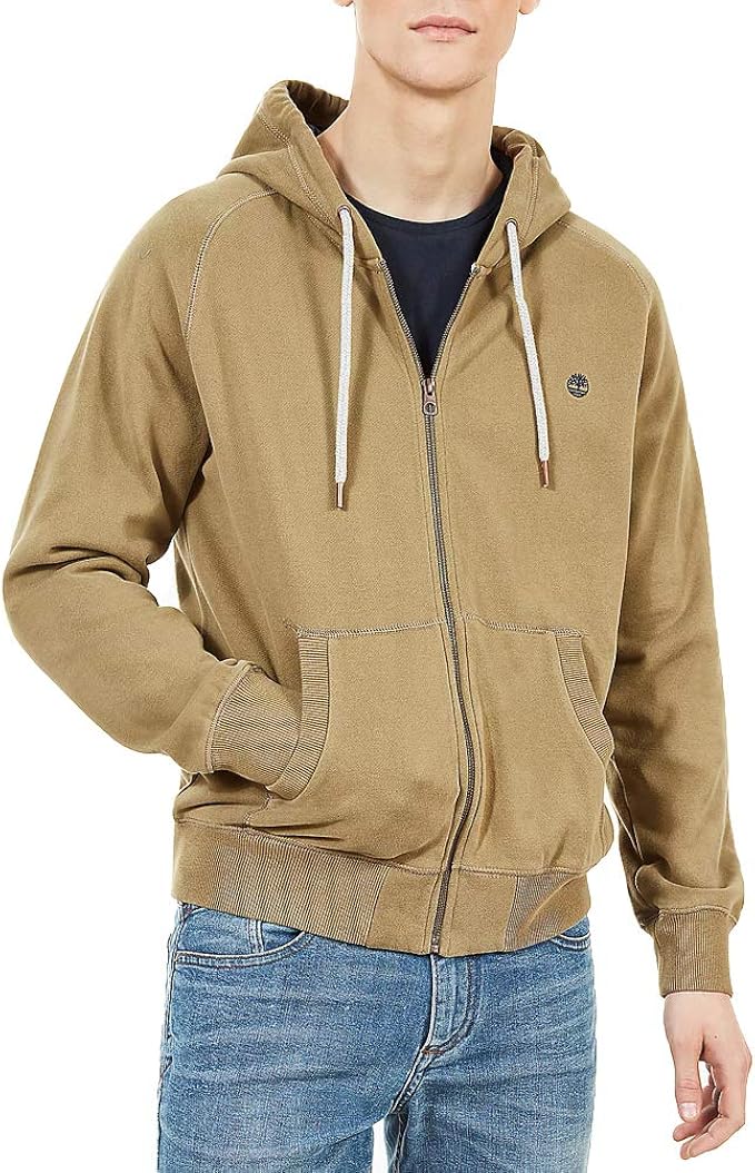 Timberland Felpa da Uomo con Cappuccio e Zip Intera Exeter River Verde  Taglia L cod A1R76Q69 : Amazon.it: Abbigliamento