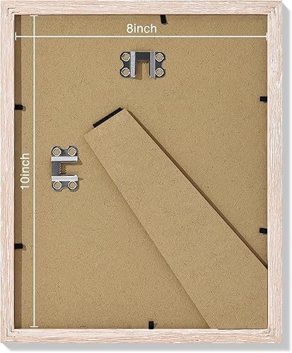 Vista 464 de Vittanly - Juego de 9 portarretratos, plexiglás resistente a rupturas, exhibe fotos de 12 x 12 pulgadas o, con paspartú, de 8 x 8 pulgadas, marcos