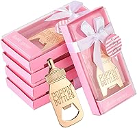 Vista 6 de WeddParty - 12 piezas de regalos de devolución de baby shower para suministros de invitados, abrebotellas con forma de biberón, con embalaje