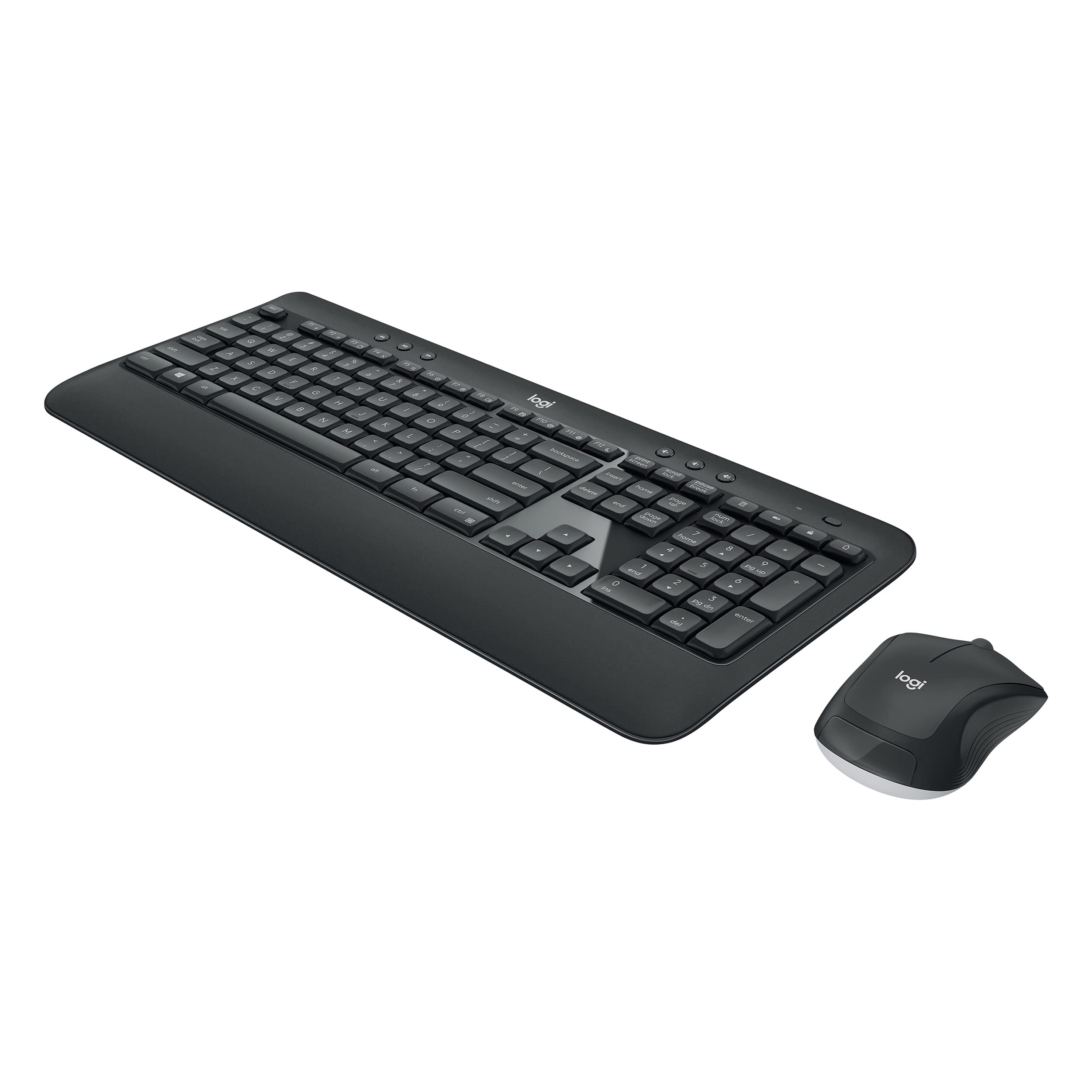 Logitech MK540 Advanced Wireless Keyboard & Mouse Combo Travel Home Office Modern Bundle for PC & Laptop, Pack of 2