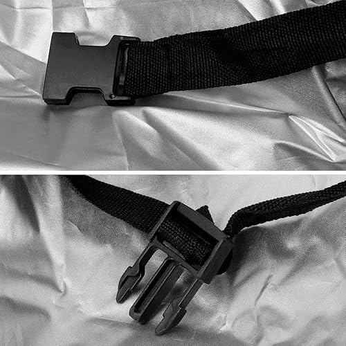 Miniatura 7 de Titan - Funda ligera de polietileno 210T para SUV grandes de 207-212 pulgadas, impermeable, protección UV, resistente a los arañazos, apertura con