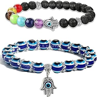 Young & Forever Gift Mens Fashion Best Friend Accessories Friendship Gifts Crystal Beads Jewellery Hand bracelet for Men women girls couple boys Birthday Gift