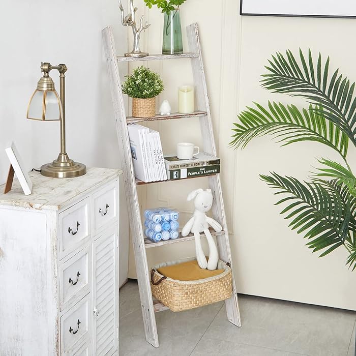 Buy TEAKMAMA Blanket Ladder 4.5 Ft Blanket Rack, Decorative Blanket