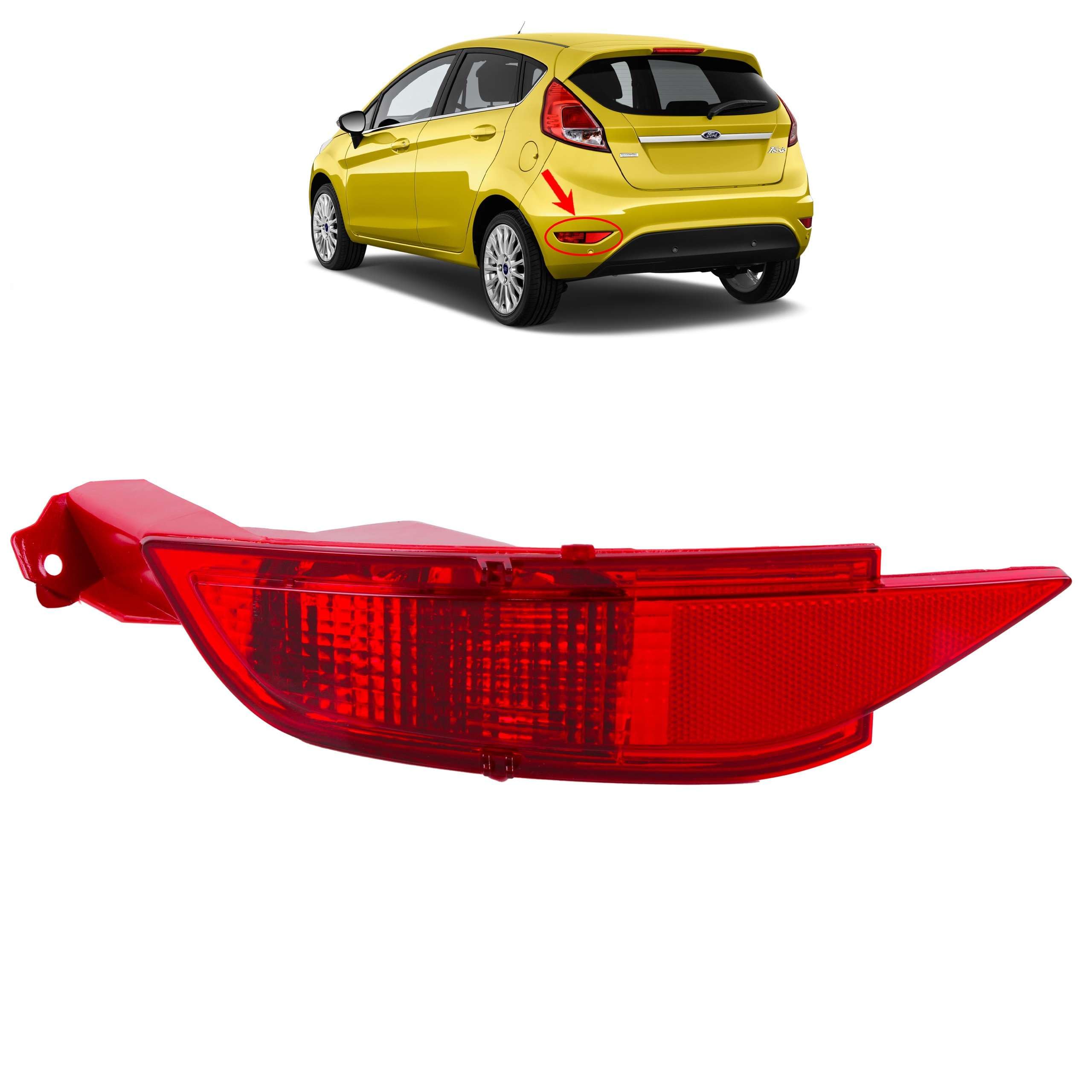 Nebelschlussleuchte Nebelschlusslicht Links für Ford Fiesta 8A6115k273AB 08-17