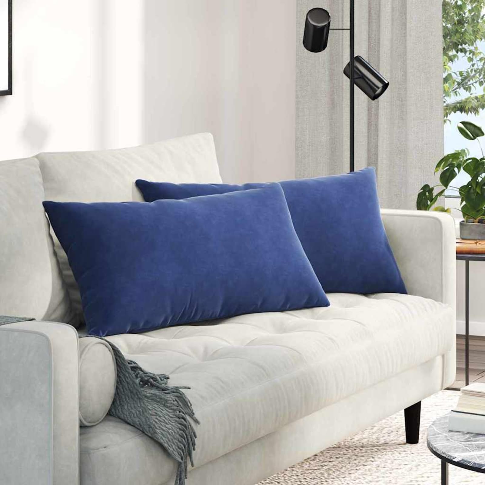 Coussins canapé Gecheer en velours côtelé design minimaliste modèle YHS1110ZJ