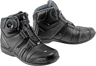 [RSタイチ] バイク ライディングシューズ 靴 防水 プロテクター内蔵 BOAダイヤル シフトガード装備 DRYMASTER BOA ライディングシューズ RSS006