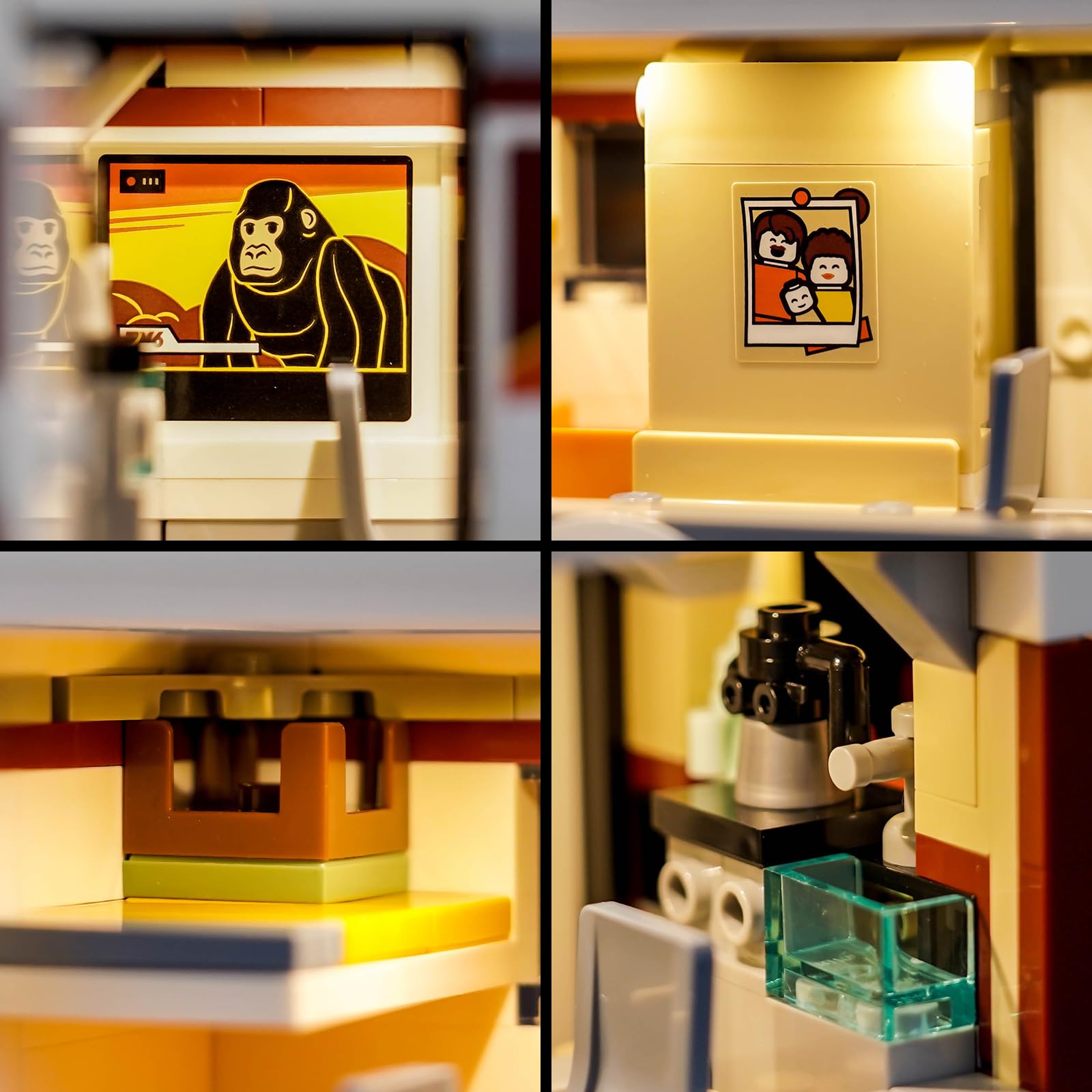 Zestaw świateł LED kompatybilny z Lego Holiday Adventure Camper Van 60454 (nie jest to model), zestaw oświetleniowy kompatybilny z Lego Holiday Adventure Camper Van kreatywna zabawka