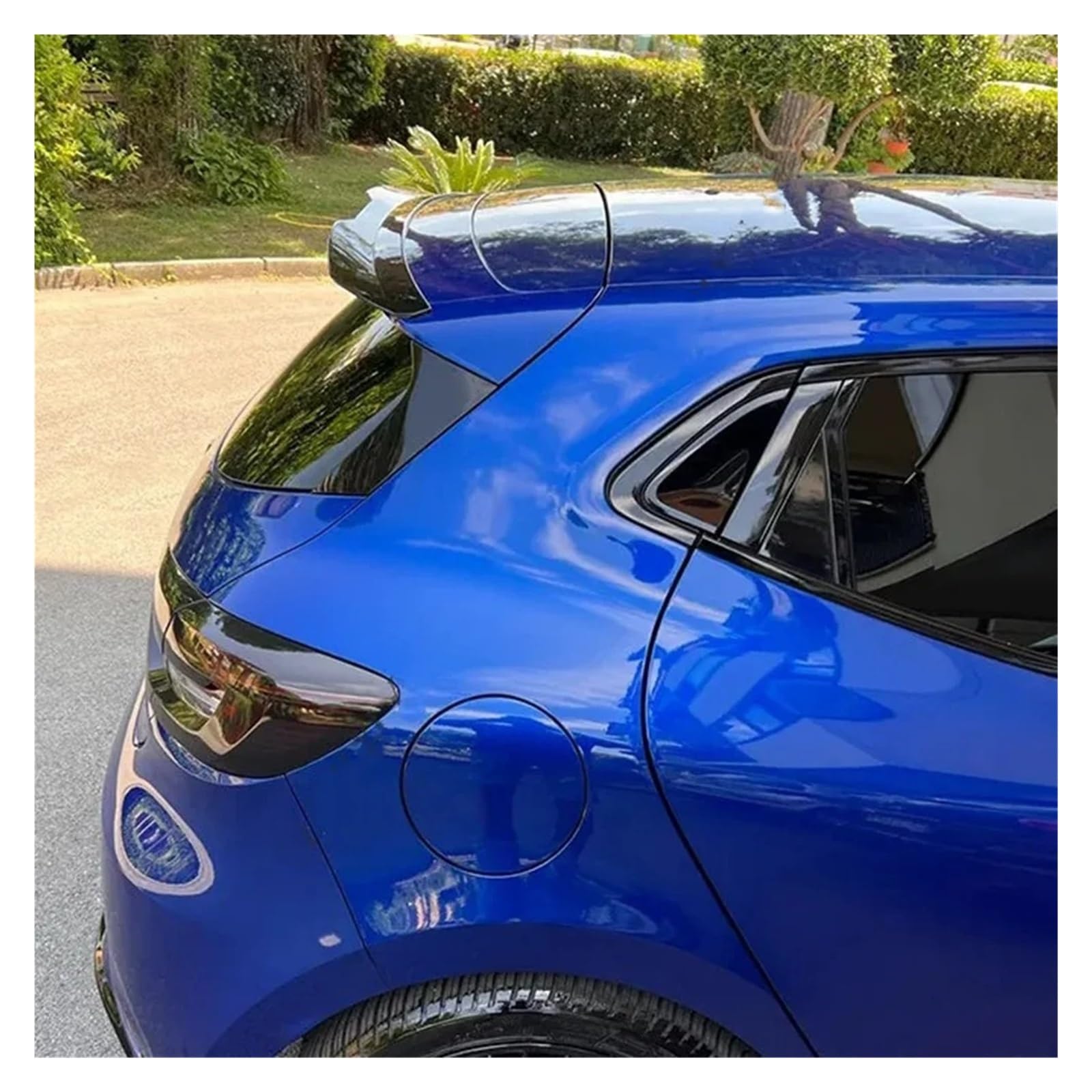 Spoilers Arrière Voiture pour Clio MK5 pour Clio 5 2019 2020 2021 2022 2023 2024 Aileron Arrière De Voiture Spoiler Wing(Glossy Black)