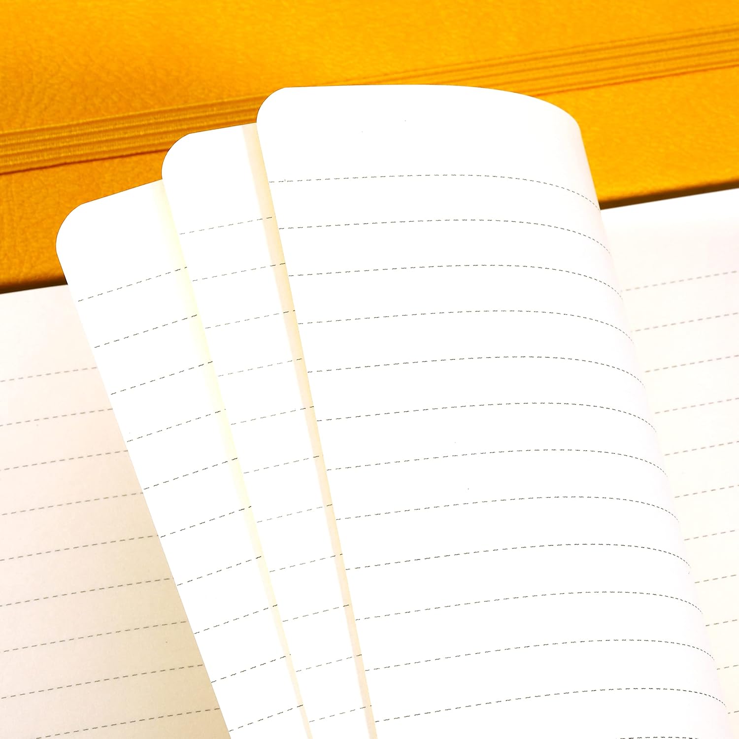 Poluma Lined Journal Notebook - Hardcover Journal/Notebook with Premium Thick Paper, 5.4"x 8.4", 128 Pages/64 Sheets, Elastic Closure, Inner Pocket, Perfect Journal for School, Office & Home : Office Products