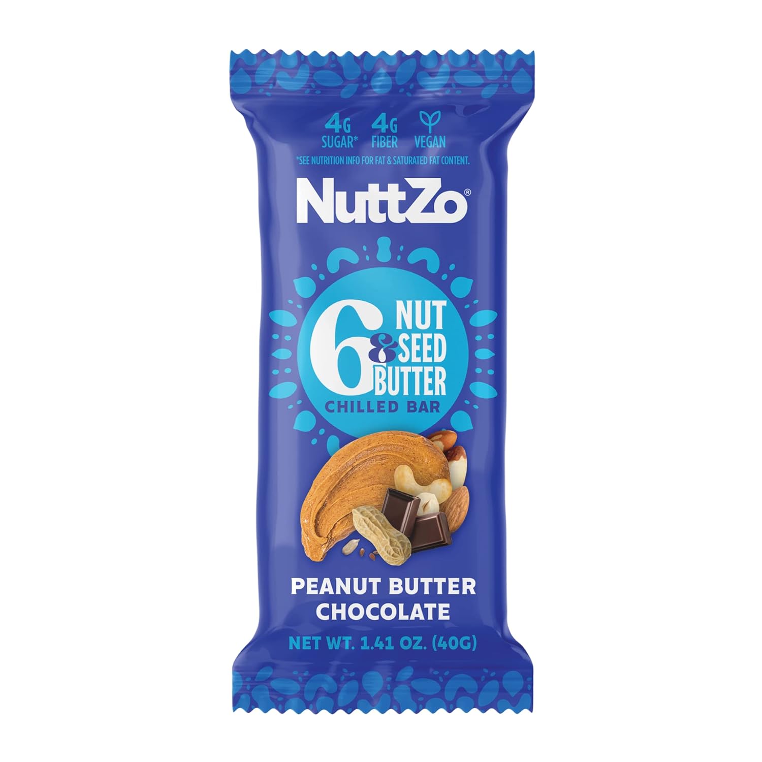 NuttZo Peanut Butter Chocolate 6 Nut & Seed Butter