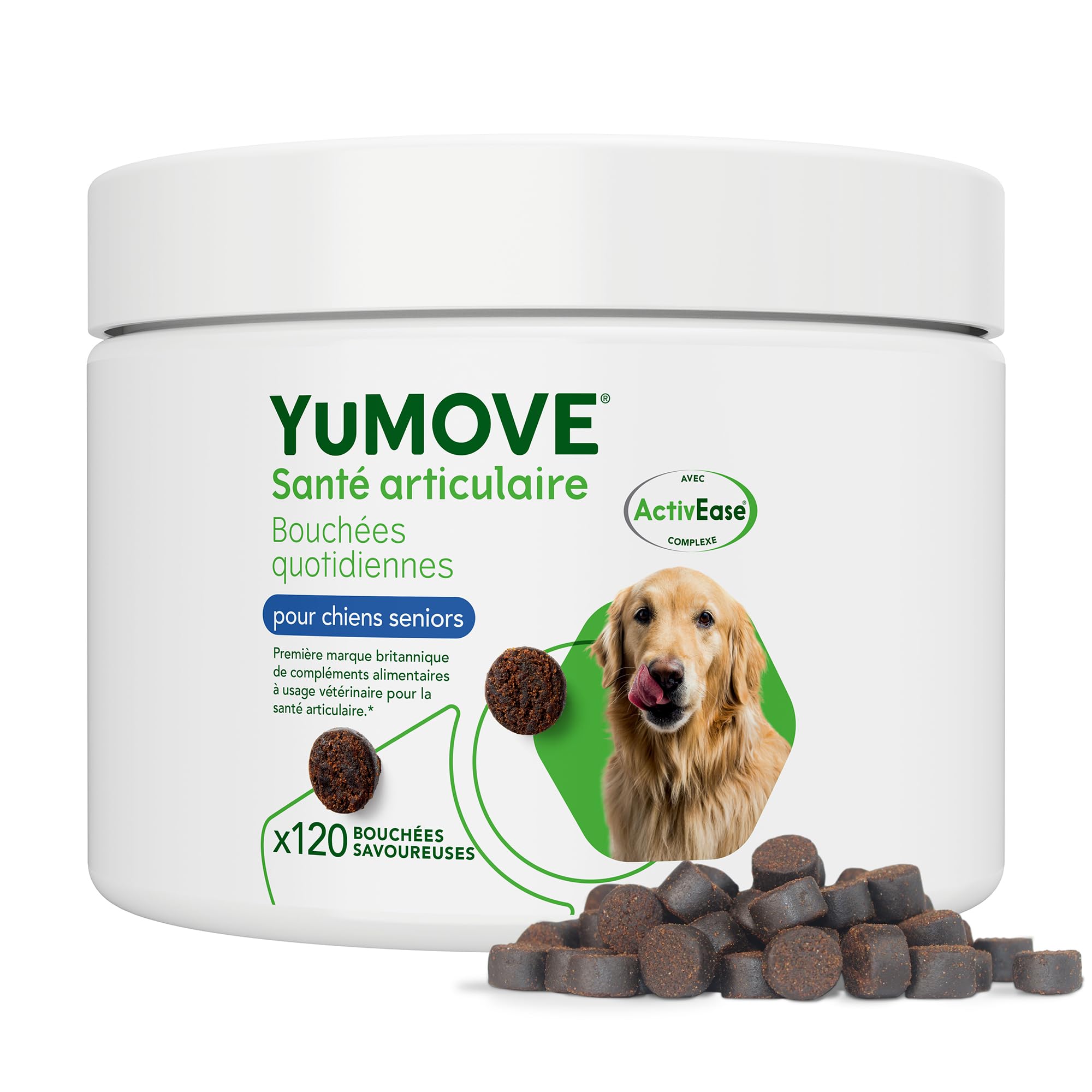 YuMOVE Arthrose Chien Senior avec 150mg de complexe ActivEase
