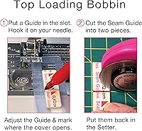 Vista 6 de Kit de actualización de regla de edredón y paquete de guía de costura